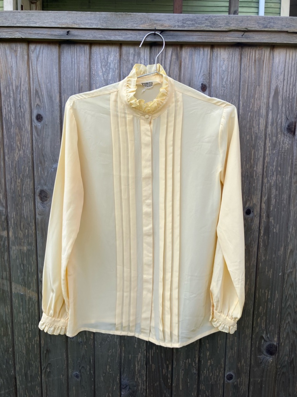 Butter yellow PORTS blouse